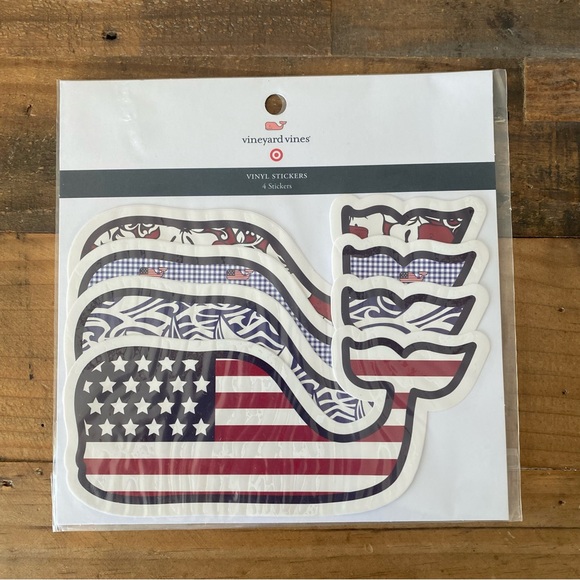 Vineyard Vines For Target 4 Vinyl Stickers - Picture 2 of 2